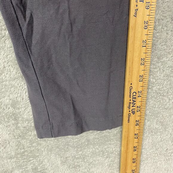 Eileen Fisher Pants Womens L Gray Pull On Elastic Waist Tapered Comfort Stretch - Picture 5 of 9